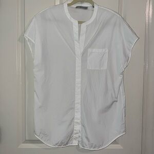 Vince cotton white button up